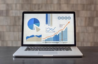 Sales reporting on a Laptop helping to redefine pipeline sales Sales reporting on a Laptop helping to redefine pipeline sales
